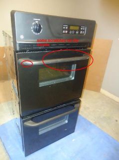 GE 24 Double Electric Wall Oven Black JRP28BJBB Some Flaws on The