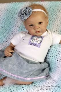 Reborn Baby Newborn Girl Lifelike Realistic Doll Gabriel Fagan D2DN