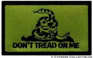  on Me Flag Iron on American Biker Patch New Embroidered Gadsden