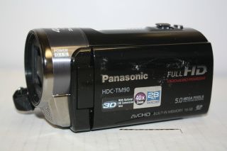 panasonic hdc tm90 16 gb camcorder black for parts