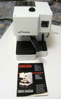 GRAN GAGGIA Espresso Machine Cappuccino Coffee Maker VGUC Working