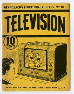 Gernsbacks Television 1938 Educational Library No 10