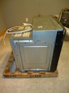 GE Profile 30 Single Electric Wall Oven SS PT916SMSS Scuffs on The