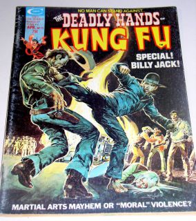 Deadly Hands of Kung Fu 11 Neal Adams Cover Billy Jack Special