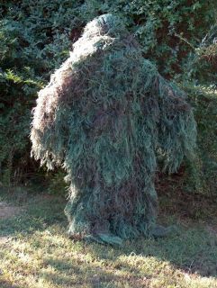 Ghillie Suits Poncho Full Camouflage Suit Leafy Grn