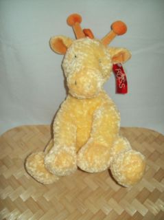 Russ Baby Georgie Giraffe Plush Stuffed Rattle Tag 12