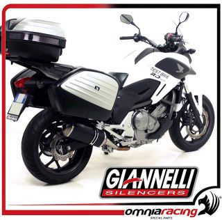 Giannelli Exhaust Black Line Muffler Honda NC 700 X / NC 700 S / DCT