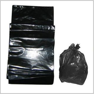  33 GALLON 33*39 BLACK TRASH CANLINERS CAN LINERS/ GARBAGE BAGS 1.25MIL