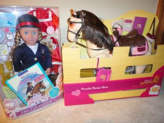 Just Like your American Girl 18 Doll Horse + Riding Stable Accessories
