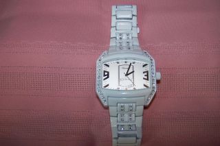 Geneva Platinum Mens Wristwatch Stainless Steel Japan Movementsts No