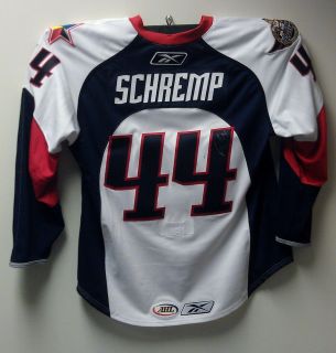 2008 AHL All Star 44 Rob Schremp Game Worn Jersey