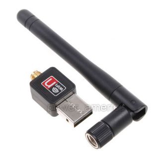  Mini USB WiFi Wireless N LAN Network Adapter for Win 7 Linux Mac