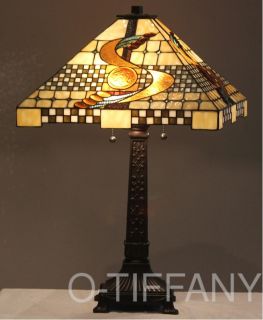 Tiffany Sty Stained Glass Mission Lamp Sierra Nevada Tiffany Spring