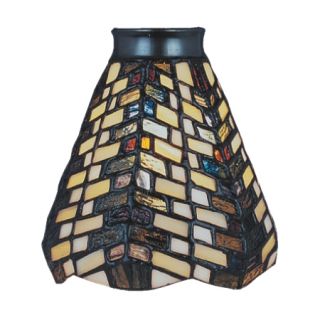 Geometric Tiffany Style Stained Glass Ceiling Fan Shade