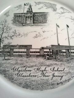 Glassboro NJ 1967 Collector Plates High School Methodist Church