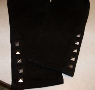 SIZE 4 DIANE GILMAN DG2 SKINNY JEANS WITH PYRAMID STUD DETAILS HIPS 38