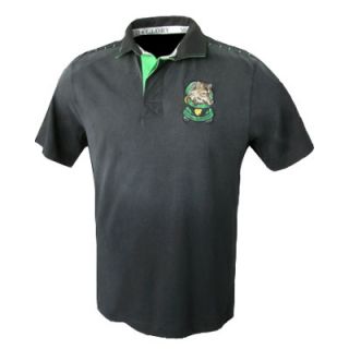 Mud Glory Eastern Cape Rugby Polo Shirt Black Green M XXXL