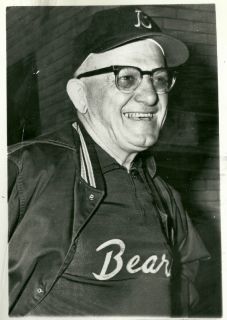 coach george halas wearing the same style jacket in 1964