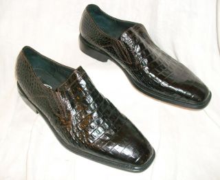 Giorgio Brutini Shoes Black Loafer 9 M Nwobvery Nice