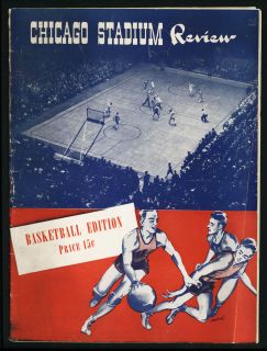 1944 NCAA George Mikan Otto Graham Basketball Program