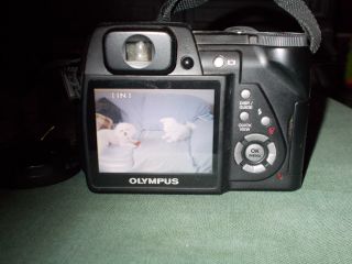 Olympus SP 500 UZ 6 0 MP Digital Camera Black