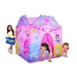 Kids Fun Disney Princess Super Play House Tent Lights Girls Playhuts