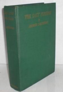 The Last Puritan George Santayana 1936 Hardcover