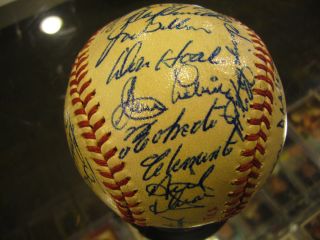  Signed Baseball Roberto Clemente George Sisler 29 Mint No CH