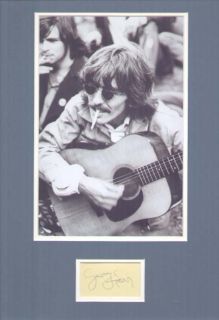 George Harrison The Beatles Autograph