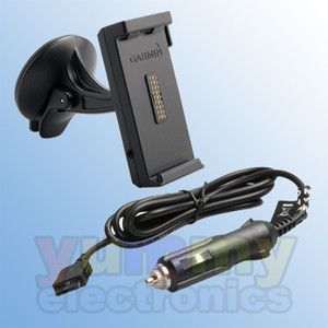 Garmin Zumo 660 Suction Cup Mount 12V Car Charger 010 11270 02 010