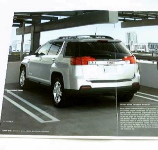 2010 10 GMC Terrain Truck SUV Sales Brochure Sle SLT