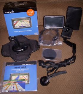 Garmin Nuvi 880 Automotive GPS Receiver with Accessories