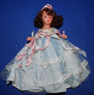 Vintage Nancy Ann Storybook Doll February Fairy Girl for Ice and Snow