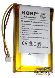 HQRP Battery Fits Garmin Nuvi 200 200W 205 205T 205W 205wt 250 250W