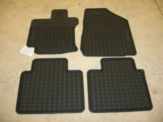 TOYOTA VENZA 09 12 OEM FACTORY 4PC ALL WEATHER RUBBER FLOOR MATS