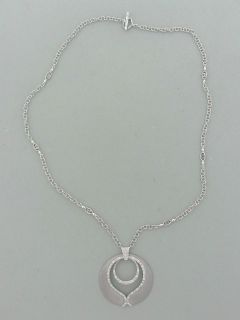 Charriol 18K White Gold Diamond Pendant Necklace $3495