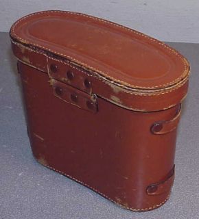 Vintage LICHTER Coated 8x40 Field 7° No. 2601 BINOCULARS in leather