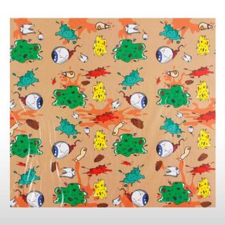 Gross Body Parts Wrapping Paper Nasty Gag Gift Wrap