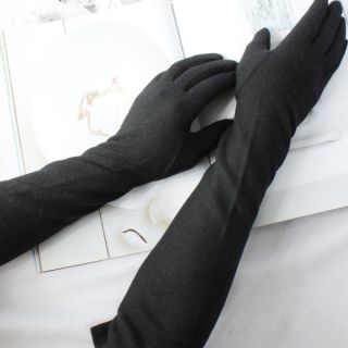  Gloves★woman Gloves Partyevent Gloves Woolen Gloves Longglove