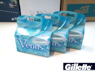 Gillette Venus Women Shaving Razor Blade 2x3 6CARTRIDGES Free SHIP