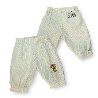  Golfer Toddler Boys Size 2T Green Cotton Golf Knickers Pants