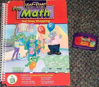 LeapPad Book Cartridge Pre Math Tad Goes Shopping