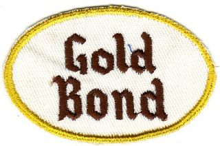 1950s Gold Bond Beer Uniform Patch Cleveland Oh