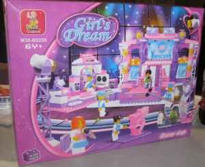 Sluban Building Blocks Girls Dream Dreamy Stage 430 PC Set New Legos