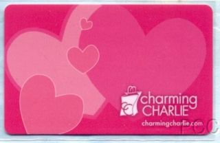 Charming Charlie Hearts 2010 Gift Card