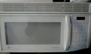 GE Profile White Over The Range Microwave JVM1460WA001