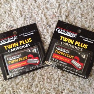 10 Goodsense Twin Blade Plus Cartridges Fit Tracll