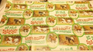 Vtg 1981 Hildred Goodwine Christmas Gift Wrapping Paper Original