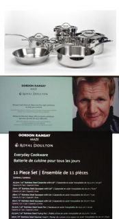 Gordon Ramsay by Royal Doulton Maze 11 PC Cookware Set