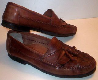 Giorgio Brutini Brown Leather Loafers Dress Casual Mens Shoes Size